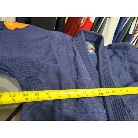 Inverted Gear Panda Brazilian Jiu Jitsu Kimono Adult Sz A2 Medium/ LRG Blue - Picture 13 of 13